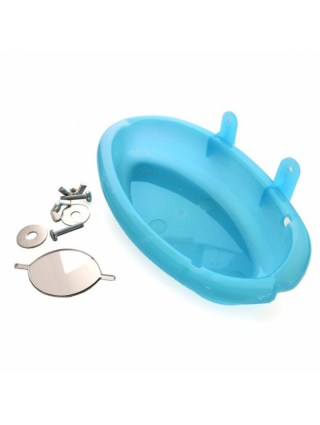 For pets-Stuff for birds-Pet Bird Bath Cage Parrot Bathtub With