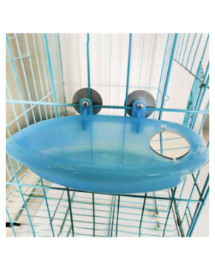 For pets-Stuff for birds-Pet Bird Bath Cage Parrot Bathtub With