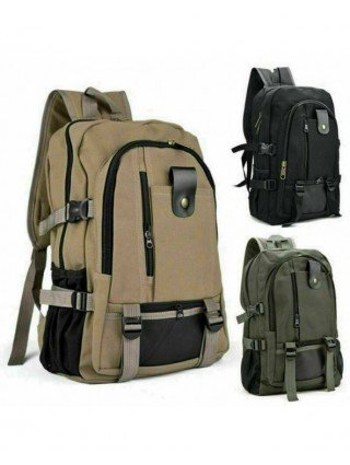 Vyriški lagaminai ir krepšiai-Vyriškos kuprinės-Men Canvas Large Backpack Rucksack Work Sports