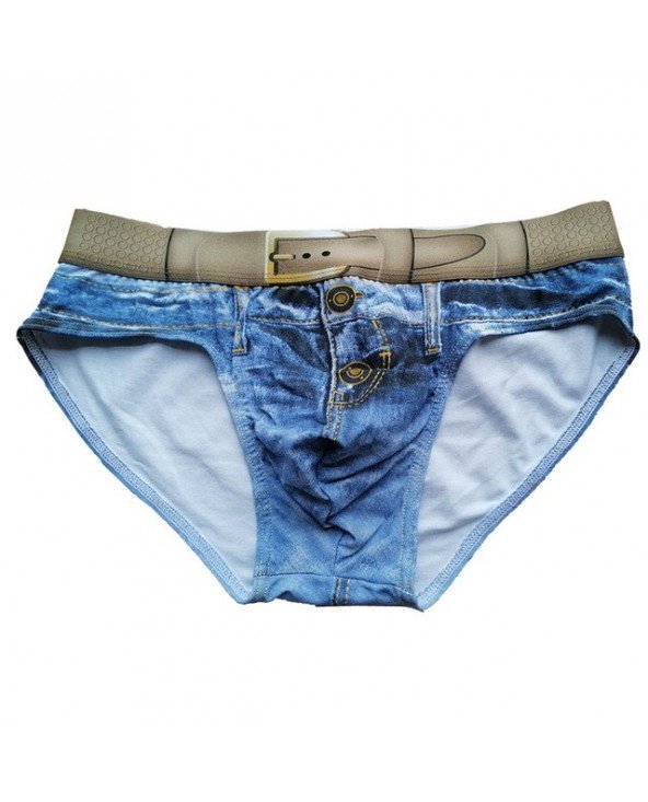 Underwear & Loungewear-Briefs-Cotton underwear men sexy mens