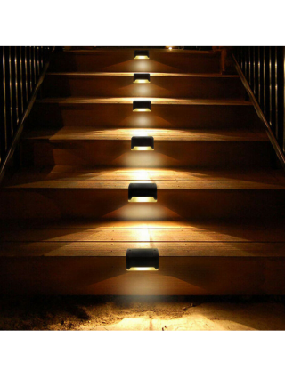 Lauko apšvietimas-Saulės lempos-1/4/10/20pcs LED saulės laiptų šviesos vandeniui atsparus lauko
