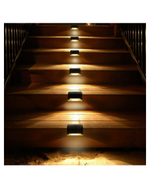 Lauko apšvietimas-Saulės lempos-1/4/10/20pcs LED saulės laiptų šviesos vandeniui atsparus lauko