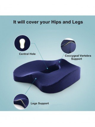 Furniture-Office Furniture-Memory Foam Seat Cushion Orthopedic