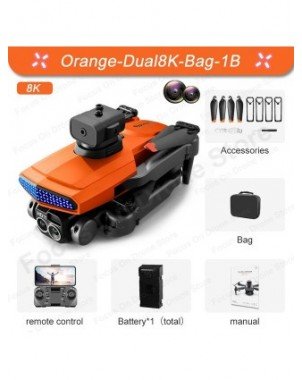 Camera & Photo-Camera Drones-New D6 Mini Drone 4k Profesional