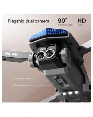 Camera & Photo-Camera Drones-New D6 Mini Drone 4k Profesional