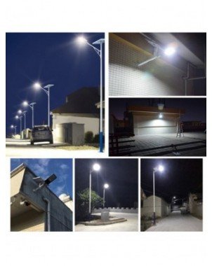 Lauko apšvietimas-Saulės lempos-200W Splitas saulės gatvės apšvietimas Vandeniui atsparus LED