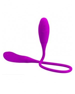 Vibratoriai, dildos-Pulsatoriai-Įkraunamas dvigubas vibratorius 7 greičiai Dviguba kiaušinio