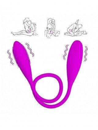Vibrators, Dildos-Pulsators-Rechargeable Dual Vibrator 7 Speeds