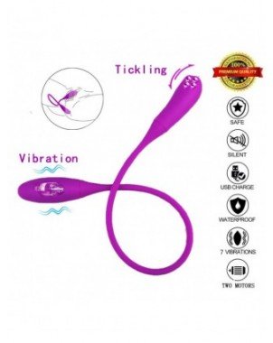 Vibrators, Dildos-Pulsators-Rechargeable Dual Vibrator 7 Speeds