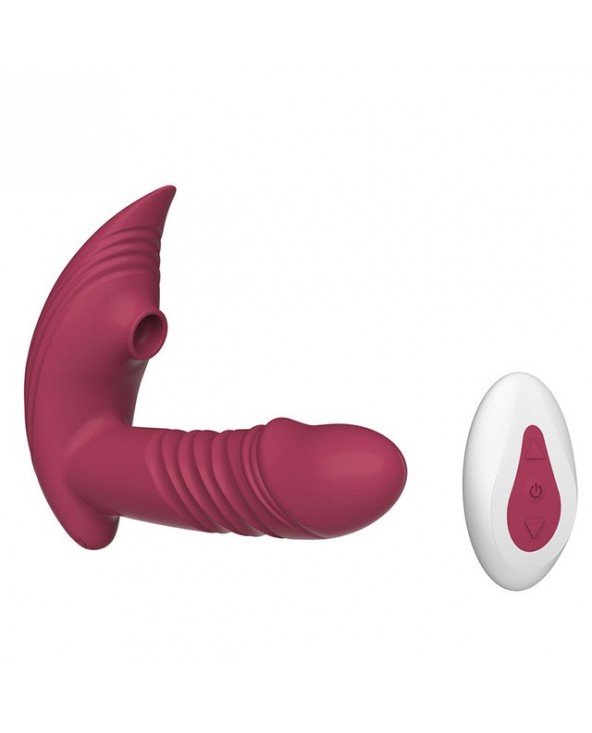 Sucking Vibrator Telescopic Dildos Clitoris Sucker Vagina Stimulator  Wearable Oral Vibrators Erotic Toy Dildo For Women Sex Toys