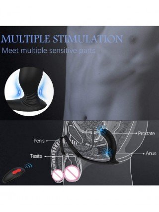 Analiniai žaislai-Prostatos masažuokliai-Vibratorius vyrams ir poroms Analiniai sekso žaislai