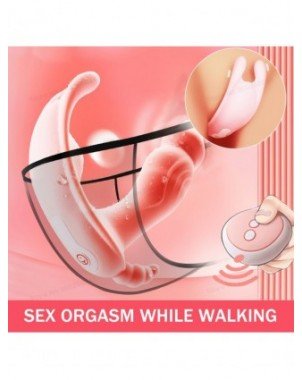 Vibratoriai, dildos-Makšties ir klitoriui-Belaidžio nuotolinio valdymo kelnaitės 10 greičių