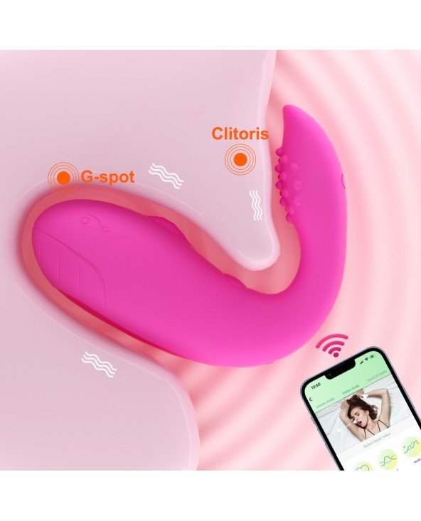 Vibratoriai, dildos-Makšties ir klitoriui-APP "Bluetooth" valdymo vibratorius "Egg" moterims Vibratoriai, dildos-Makšties ir klitoriui-APP "Bluetooth" valdymo vibratorius "Egg" moterims
