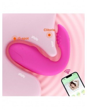 Vibrators, Dildos-For vagina and clitoris-APP Bluetooth Control