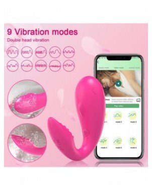 Vibrators, Dildos-For vagina and clitoris-APP Bluetooth Control