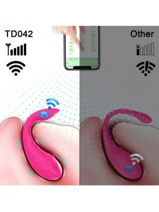 Vibratoriai, dildos-Makšties ir klitoriui-APP "Bluetooth" valdymo vibratorius "Egg" moterims