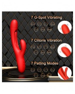 Vibratoriai, dildos-Makšties ir klitoriui-2023 Tapping Flapping Vibrator for Women Clitoris