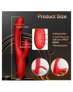 Vibrators, Dildos-For vagina and clitoris-2023 Tapping Flapping