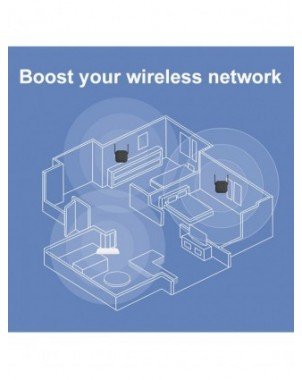 Kompiuterių tinklai-Belaidžiai maršrutizatoriai-"Xiaomi" originalus "Wifi Amplifier Pro"