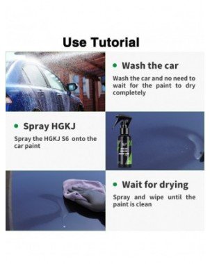 Įrankiai ir priežiūra-Dažų priežiūra ir poliravimas-S6 Nano Ceramic Car Coating Quick Detail