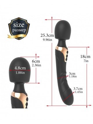 Vibratoriai, dildos-Makšties ir klitoriui-Galingas Dildo vibratorius Dvigubo variklio silikono