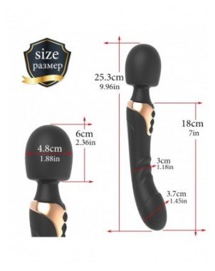 Vibratoriai, dildos-Makšties ir klitoriui-Galingas Dildo vibratorius Dvigubo variklio silikono