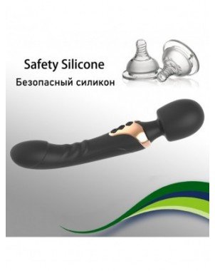 Vibratoriai, dildos-Makšties ir klitoriui-Galingas Dildo vibratorius Dvigubo variklio silikono