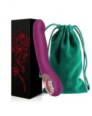 Vibrators, Dildos-For vagina and clitoris-10 Modes Telescopic