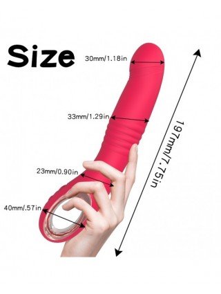 Vibrators, Dildos-For vagina and clitoris-10 Modes Telescopic