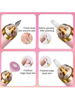 Nail Art & Tools-Nail tools-5 in 1 Electric Nail Polish Drill