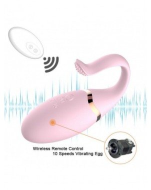 Vibratoriai, dildos-Makšties ir klitoriui-Belaidis nuotolinio valdymo pultelio silikoninė kulka