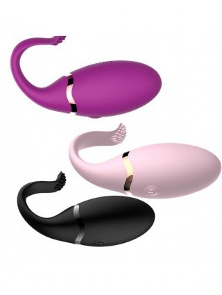 Vibratoriai, dildos-Makšties ir klitoriui-Belaidis nuotolinio valdymo pultelio silikoninė kulka