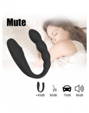 Vibratoriai, dildos-Makšties ir klitoriui-Belaidis valdymas U formos Dildo G taškas Vagina