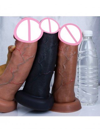 Vibrators, Dildos-Realistic Dildos-Big Glans Thick Huge Dildo