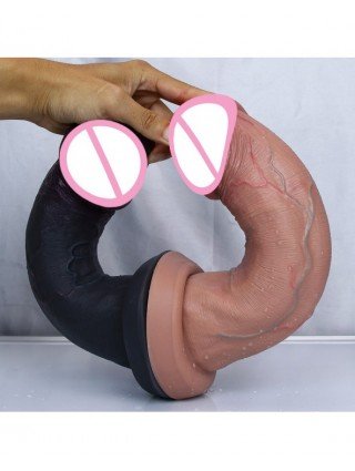 Vibrators, Dildos-Realistic Dildos-Big Glans Thick Huge Dildo
