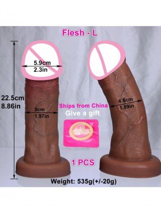 Vibrators, Dildos-Realistic Dildos-Big Glans Thick Huge Dildo