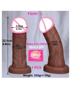 Vibrators, Dildos-Realistic Dildos-Big Glans Thick Huge Dildo