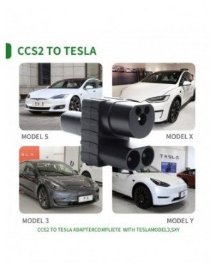 Automobilių atsarginės dalys-Kitos atsarginės dalys-CCS2 į "Tesla" elektromobilių įkrovimo
