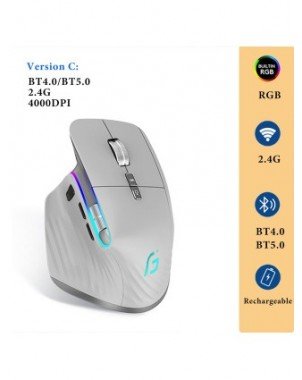 Components & Peripherals-Mice-Wireless Gaming Mouse Ergonomic
