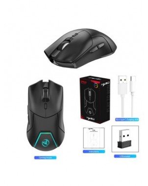 Komponentai ir išoriniai įrenginiai-Pelės-Pelės įkraunama trijų režimų 2.4G belaidė Bluetooth