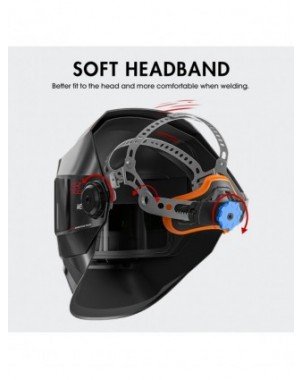 Machine Tools-Welding Equipment-Large View Welding Helmet Flip
