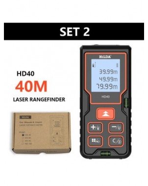Įrankiai-Matavimo ir analizės įrankiai-Lazerinis atstumo matuoklis 40M 60M 80M 100M Lazerinis