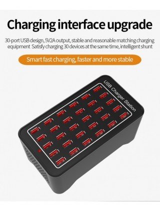 Mobile Phone Accessories-Chargers-150W 30 Port USB Charging
