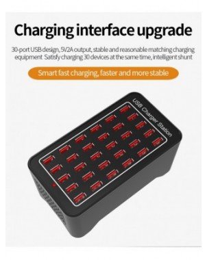 Mobile Phone Accessories-Chargers-150W 30 Port USB Charging