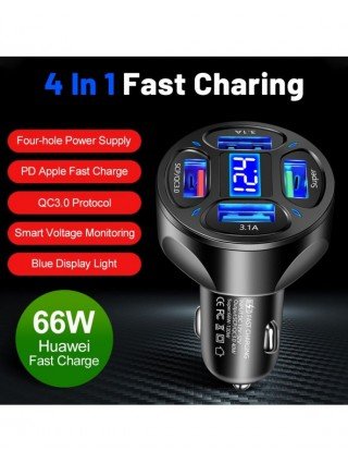 Automobilių atsarginės dalys-Kitos atsarginės dalys-3 prievadų USB automobilinis įkroviklis 12V