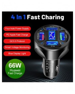 Automobilių atsarginės dalys-Kitos atsarginės dalys-3 prievadų USB automobilinis įkroviklis 12V