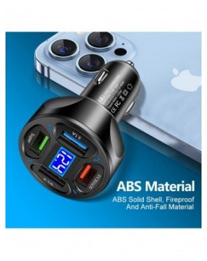 Automobilių atsarginės dalys-Kitos atsarginės dalys-3 prievadų USB automobilinis įkroviklis 12V