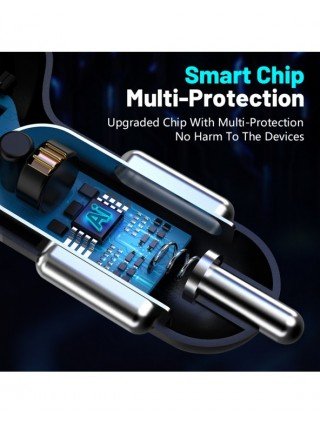 Automobilių atsarginės dalys-Kitos atsarginės dalys-3 prievadų USB automobilinis įkroviklis 12V