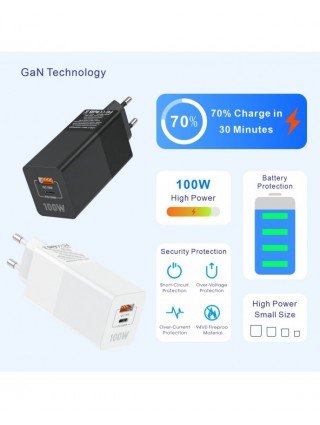 Accessories & Parts-Chargers-100W USB C Fast Charger PD100W 3.0