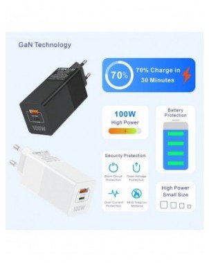 Accessories & Parts-Chargers-100W USB C Fast Charger PD100W 3.0
